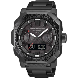 【CASIO 卡西歐】PROTREK 聯名款太陽能三重感應器電波登山錶 送禮 禮物(PRW-B1000WM-1)