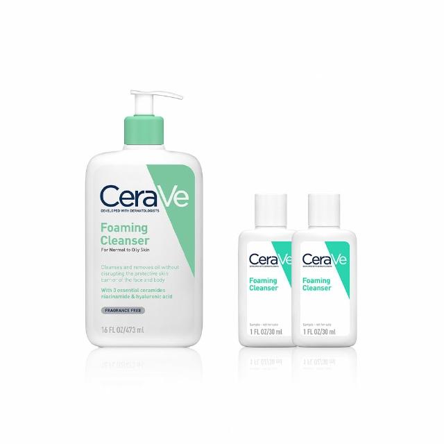 【CeraVe 適樂膚】男士推薦★溫和潔顏 溫和泡沫潔膚露 473ml