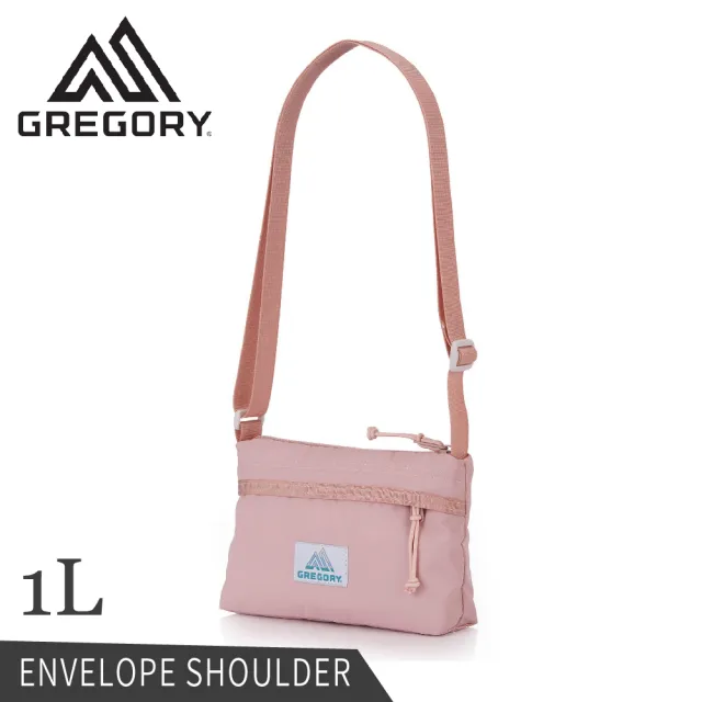 【Gregory】1L ENVELOPE SHOULDER斜背包《櫻花粉》125406/側背包/隨身包/休閒包