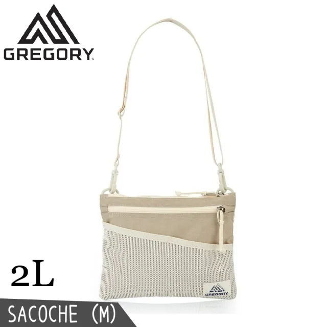 【Gregory】2L SACOCHE斜背包M《沙米黃》109457/側背包/腰包/休閒包