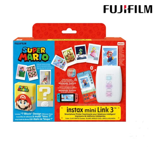 【FUJIFILM 富士】instax mini Link3 超級瑪利歐特別版 印相機 原廠公司貨