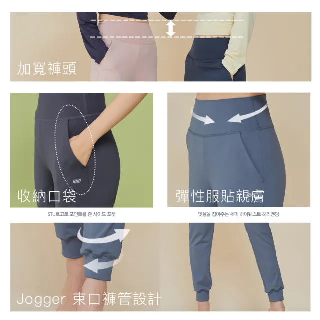 【STL】現貨 yoga 韓國瑜伽 Castel NY Belly Slim Jogger 女 運動機能 束口褲 吸濕排汗 慢跑 長褲(多色)