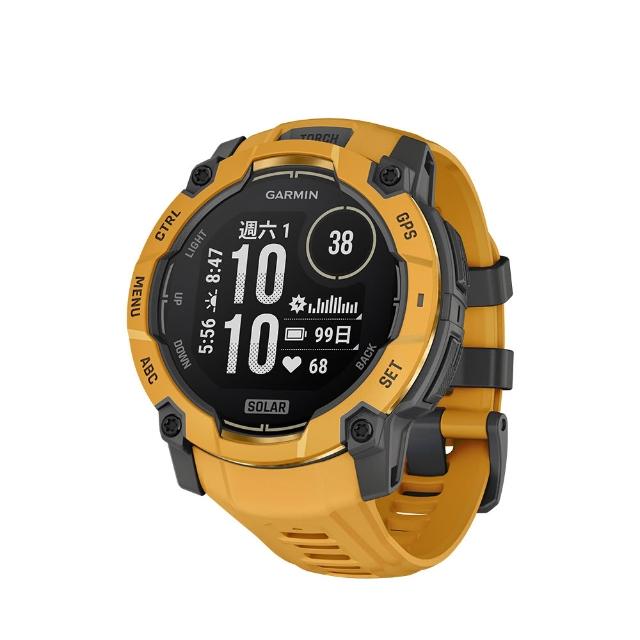 【GARMIN】INSTINCT 3 Solar 本我系列 太陽能GPS腕錶 50mm 日耀黃