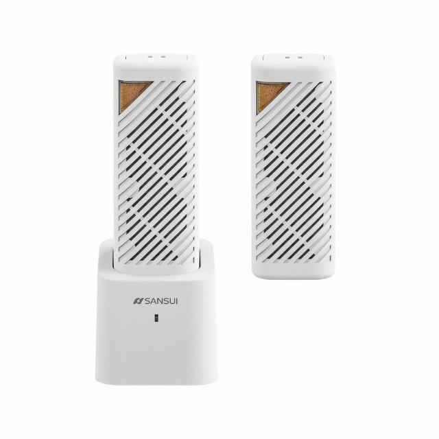 【SANSUI 山水】小植淨除濕器 全配雙入組 小植淨2入+還原座1入(GRA360*2+NF100)