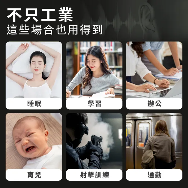 工業防護耳罩 睡眠隔音耳罩 強力降噪 舒適不夾頭耳罩 專業隔音防護 居家DIY工具 聽力保護 550-LDB