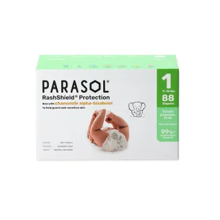 【PARASOL】總代理｜進化版_Clear+Dry 新科技水凝尿布 禮盒組 黏貼型NB-L
