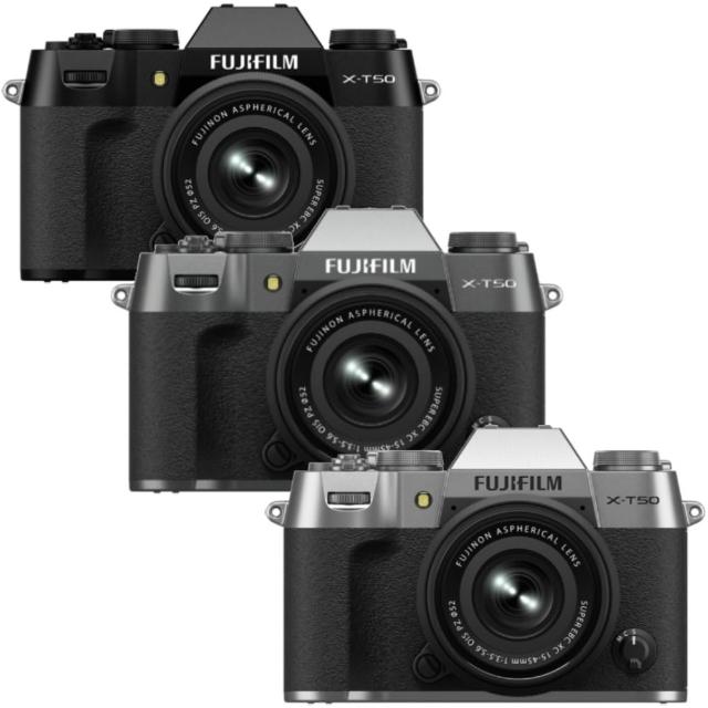 【FUJIFILM 富士】X-T50 + XC 15-45mm KIT (XT50 公司貨)