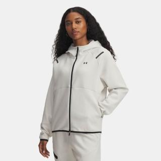 【UNDER ARMOUR】UA 女 Unstoppable Flc 連帽外套 1379842-110(白色)