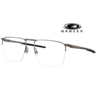 【Oakley】奧克利 Voon 大鏡面金屬半框光學眼鏡 OX3026 04 57mm 霧鐵灰 公司貨
