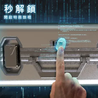 【TAIKING 鈦金】限時體驗價-20吋 TAIKING鈦金屬包角/鋁鎂合金/智能指紋解鎖行李箱/旅行箱(買1送5)