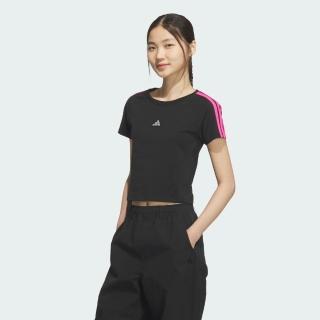 【adidas 愛迪達】運動 休閒 短袖 T恤 女上衣 DCE BABY TEE(KS0279)