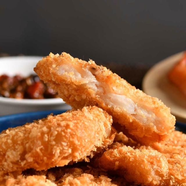 【宏裕行】爆餡花枝蝦排300g/盒x2(嚐鮮首選 每盒4-5片 花枝 鮮蝦 澎湖 泰式 蝦排)