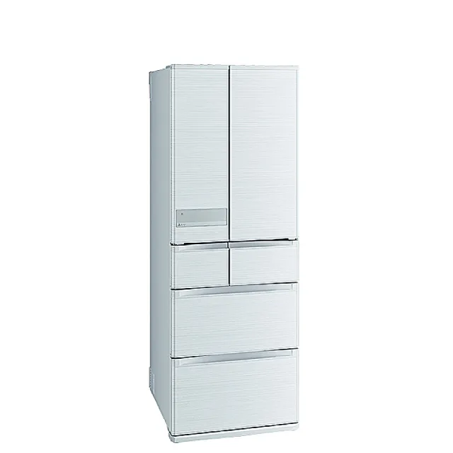 【MITSUBISHI 三菱電機】525(L) 1級變頻6門電冰箱 MR-JX53C-W 絹絲白 日本製