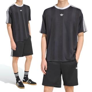 【adidas 愛迪達】Jacquard Jersey 男款 黑色 運動 休閒 上衣 圓領 短袖 KD5830