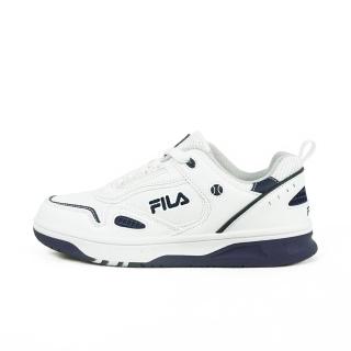 【FILA】Tennis Ball 男 運動休閒鞋 舒適 白 深藍(1-C943Z-133)