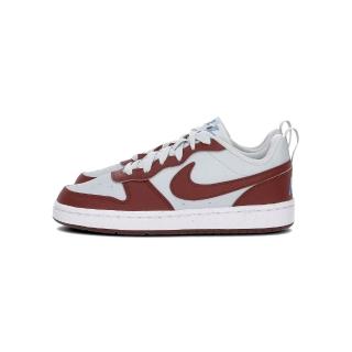 【NIKE 耐吉】Court Borough Low Recraft GS 女鞋 大童 酒紅白色 皮革 休閒鞋 DV5456-006
