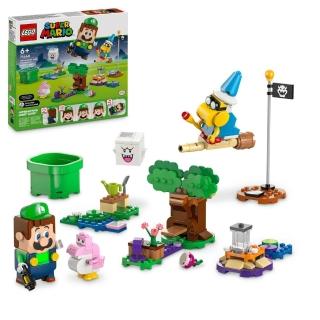 【LEGO 樂高】超級瑪利歐系列 71440 與樂高路易吉一起冒險！(互動式遊戲 任天堂 主機 禮物)