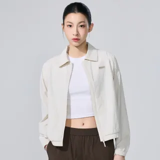 【Discovery Expedition】Freshvent 女版 翻領短版防風外套 機能外套 (DWWJ97063-IVS)