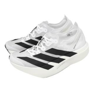 【adidas 愛迪達】競速跑鞋 Adizero Adios Pro Evo 2 男鞋 白 黑 回彈 碳板鞋 JR7260