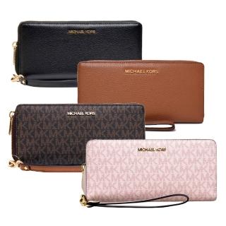【Michael Kors】MK 拉鍊式手拿長夾/手拿包/手機包/手掛式長夾/MK長夾(多款任選)