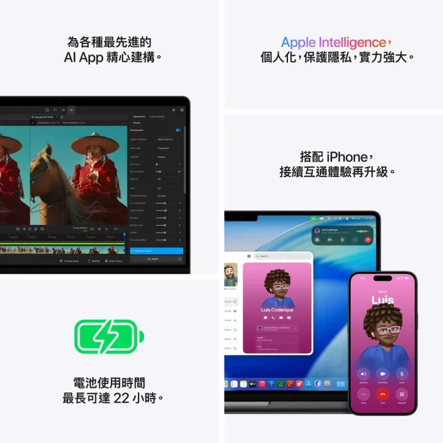 【Apple】MacBook Pro 14.2吋 M5 Pro晶片 15核心CPU 與 16核心GPU 24G/2TB SSD (2026)