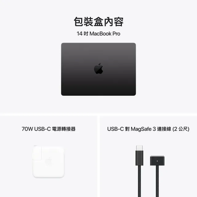 【Apple】MacBook Pro 14.2吋 M5 Pro晶片 18核心CPU 與 20核心GPU 24G/2TB SSD (2026)