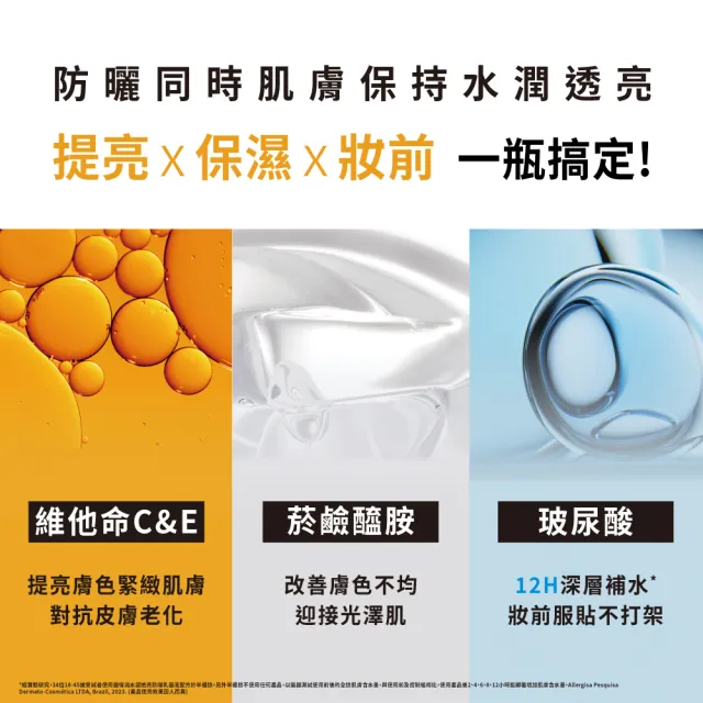 【Neutrogena 露得清】新品上市★水感透亮防曬乳SPF50+ PA++++(40ml)