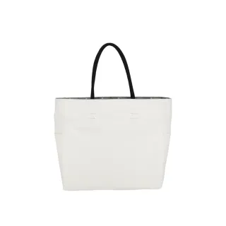 【Lesportsac】輕量材質 大型雙面托特包(1113 斑馬紋/奶霜白)