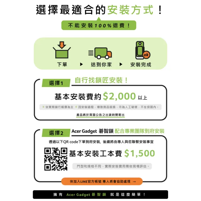 【Acer Gadget】碁智鎖 ODL101(五合一電子鎖 指紋/密碼/虛位密碼/感應卡/鑰匙)