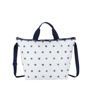 【Lesportsac】輕量材質 兩用托特包(4360 田園小雛菊)