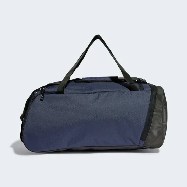 【adidas 愛迪達】Tr Duffle S 側背包 肩背 斜背 深藍 小型旅行包 獨立鞋袋(IR9821)