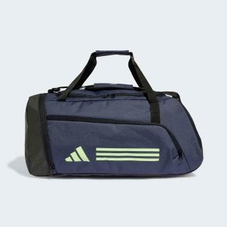 【adidas 愛迪達】Tr Duffle M 側揹包 肩背 斜背 深藍 中型旅行包 獨立鞋袋(IR9820)