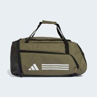 【adidas 愛迪達】Tr Duffle M 側揹包 肩背 斜背 綠 中型旅行包 獨立鞋袋(IZ1918)