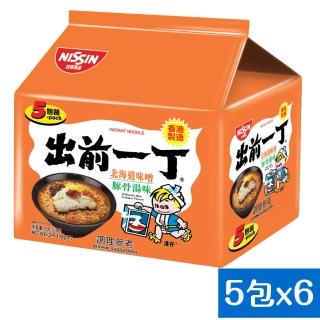 【NISSIN 日清】出前一丁北海道味噌豚骨湯味速食麵100gX30入(泡麵)