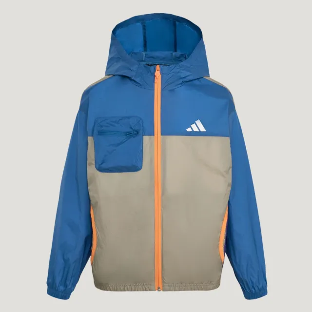 【adidas 愛迪達】連帽外套 童裝 KH0263