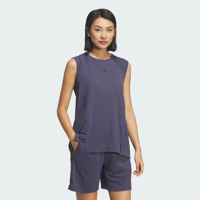 【adidas 愛迪達】TRAINING ESSENTIALS PLUS 運動背心 女 KE9118
