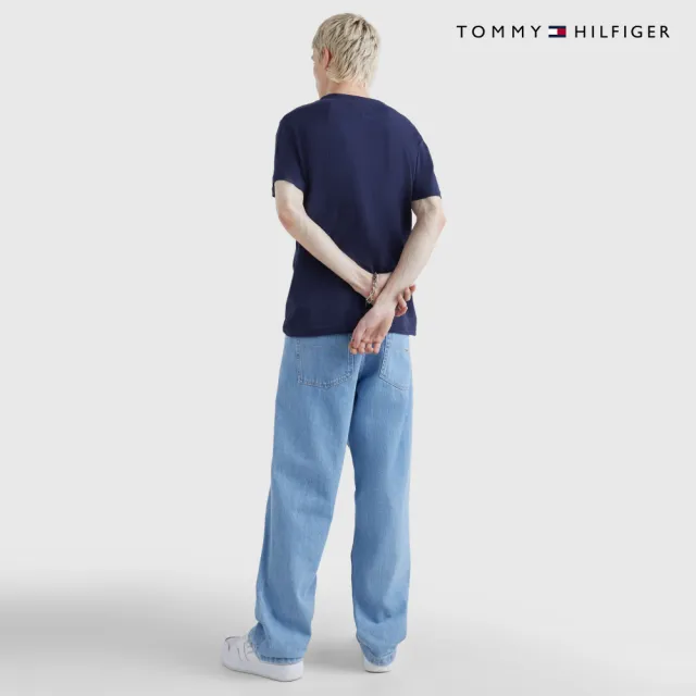 【TOMMY HILFIGER】官方旗艦館經典標誌 T恤_藍色