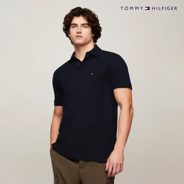 【TOMMY HILFIGER】官方旗艦館 1985 系列標準版型 Polo 恤_藍色