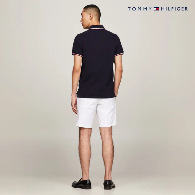 【TOMMY HILFIGER】官方旗艦館 CORE 修身版有機棉 POLO 衫_藍色