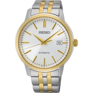 【SEIKO 精工】CS系列 紳士時尚機械錶-40.8mm/半金 情人節 送禮 (4R35-05J0G/SRPH92K1)