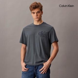 【CALVIN KLEIN】官方旗艦館CK Monogram T 恤 藍色