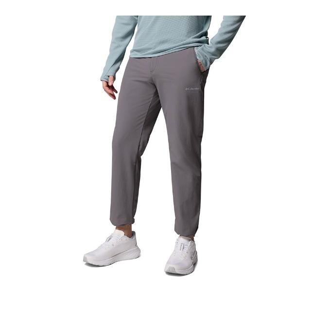 【Columbia 哥倫比亞】男款-防潑水長褲-Essential Hike™ AY Pant-深灰色(UAE51670DY/KS)