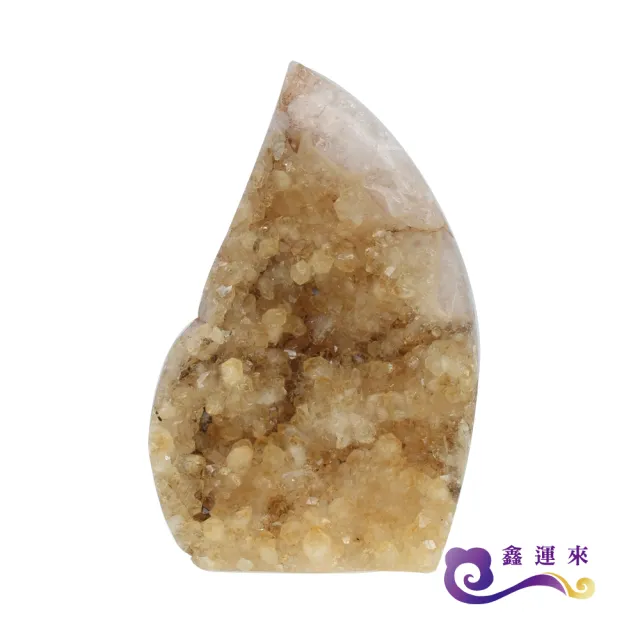 【鑫運來】◎黃水晶火苗晶鎮(500g-600g)