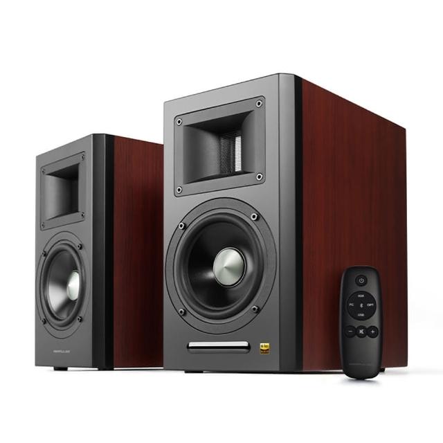 【AIRPULSE】A100 HD 主動式音箱(Hi-Res 金牌認證 國際設計師 Phil Jones 操刀設計)