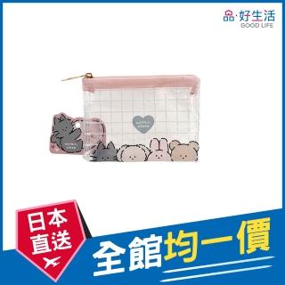 【GOOD LIFE 品好生活】nonbiri class 透明網編小物收納袋/整理袋（12x8.5cm）