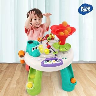 【HolaLand 匯樂】叢林滾球遊戲桌(學習 週歲禮 感統 探索 啟蒙 聲光音樂 寶寶 嬰幼兒玩具)