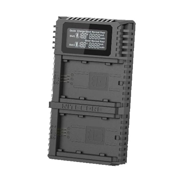 【NITECORE】USN4 PRO 奈特科爾 USB行動快充QC 液晶雙槽充電器(For SONY NP-FZ100)