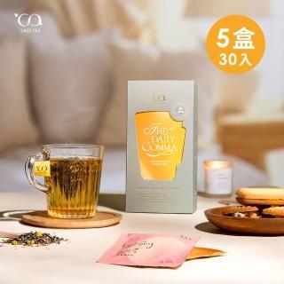 【CASS TEA】逗留 德國綜合茶包6包X5盒(洋甘菊茶/花草茶/水果茶/國寶茶/伯爵紅茶/烤布蕾紅茶)｜附贈禮袋5個