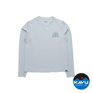 【KAVU】Sunlite Crew 防曬長袖排汗衣 女款 天空薄荷 #2266
