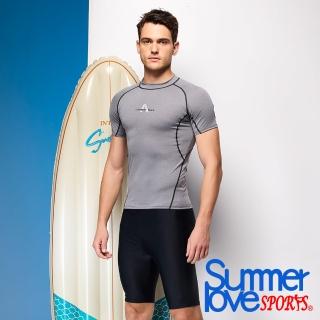 【Summer Love 夏之戀】大男短袖衝浪裝上衣(C24903)